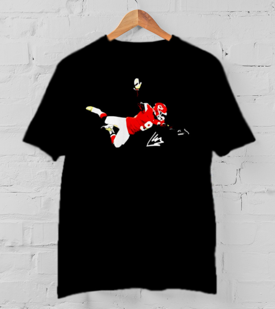 Kenneth Walker III Kansas City Chiefs Action Mid Air T-Shirt