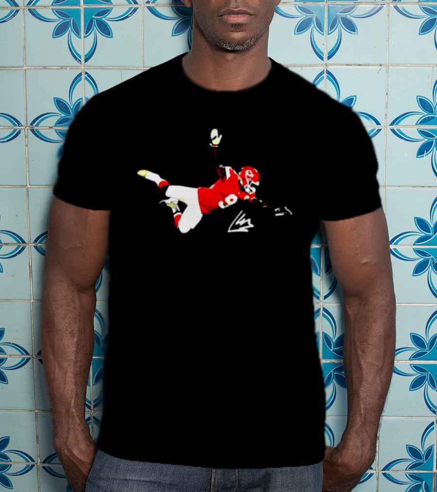 Kenneth Walker III Kansas City Chiefs Action Mid Air T-Shirt