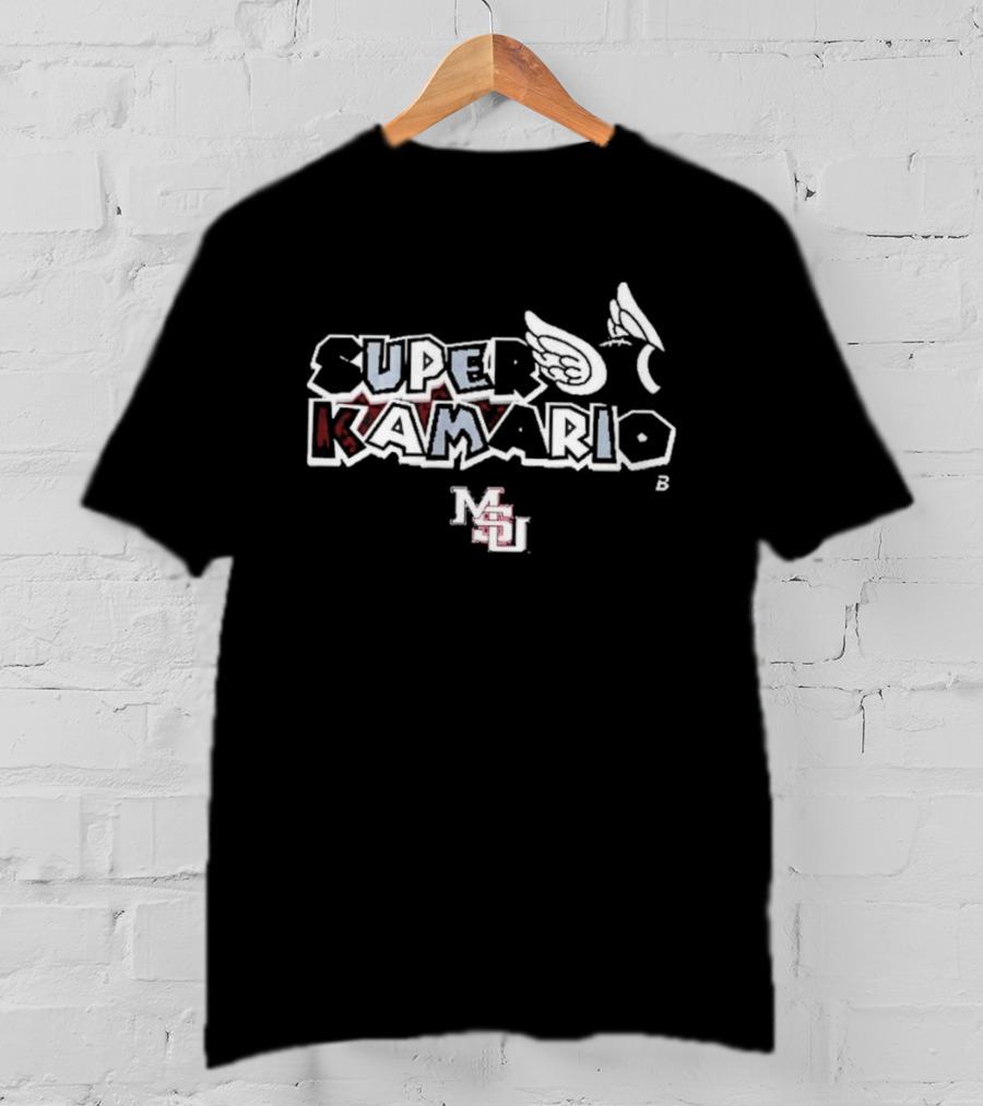 Super Kamario MSU Football Flying Ball Wings T-Shirt
