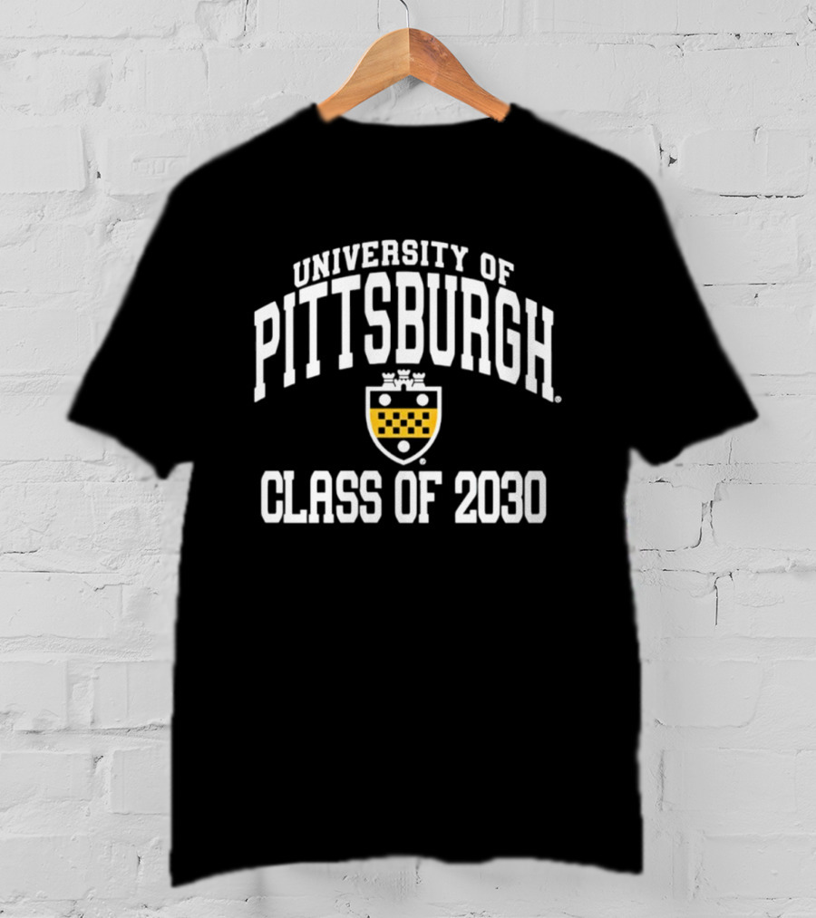 University Of Pittsburgh Class Of 2030 Crest T-Shirt