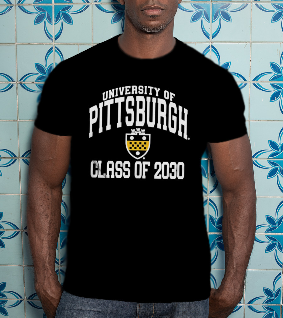 University Of Pittsburgh Class Of 2030 Crest T-Shirt