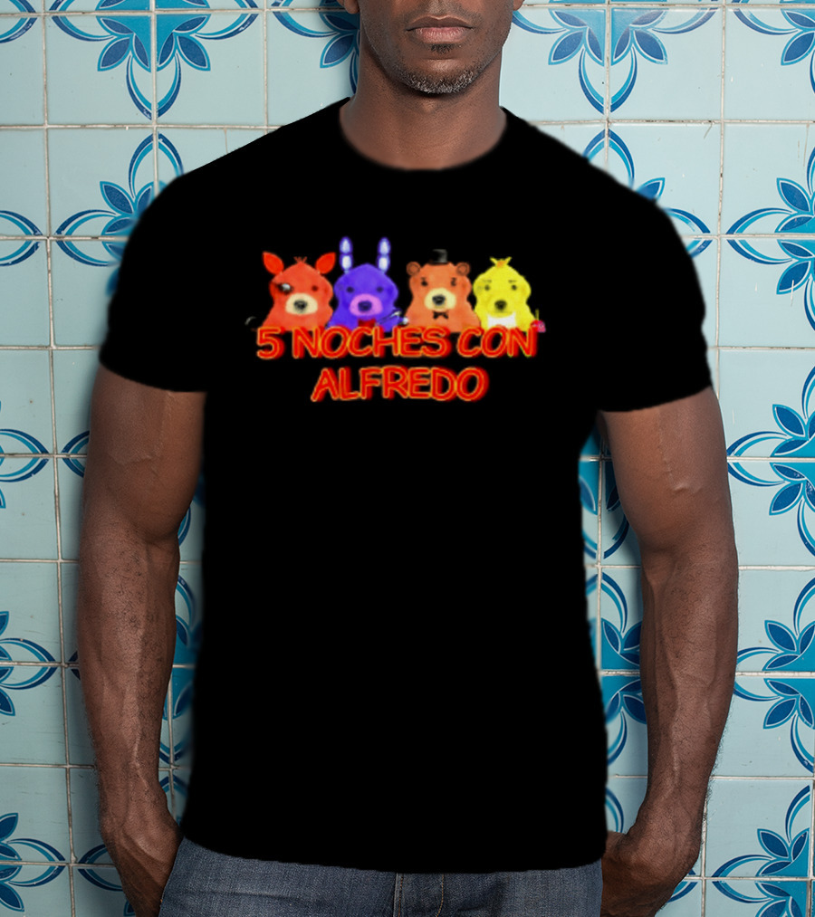 5 Noches Con Alfredo Five Nights At Freddy's Characters T-Shirt