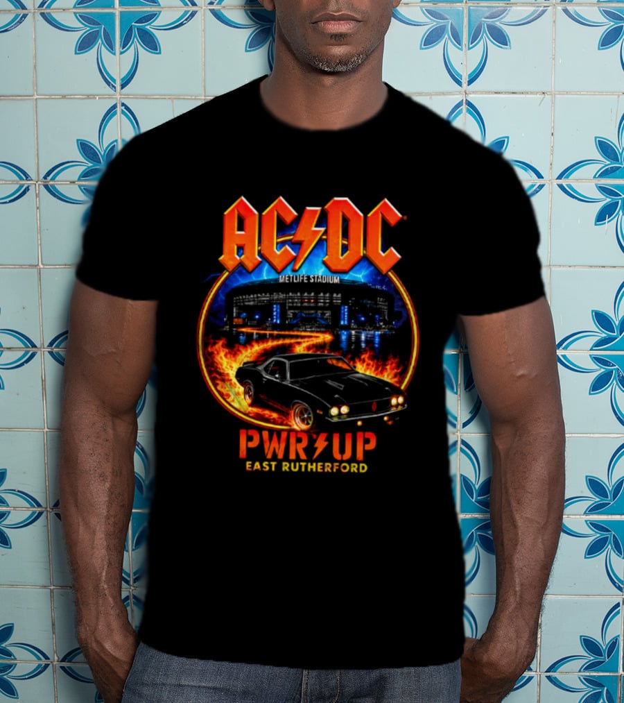 ACDC PWR UP Metlife Stadium East Rutherford 2026 Event September 25 T-Shirt