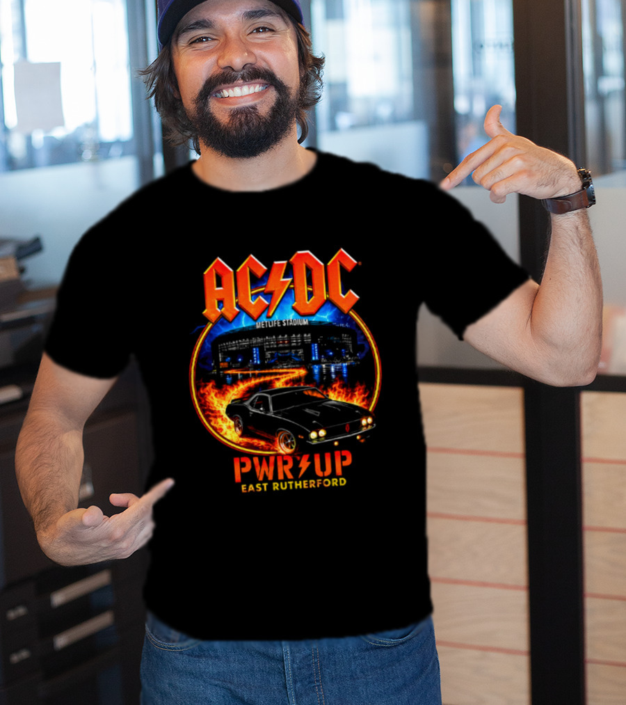 ACDC PWR UP Metlife Stadium East Rutherford 2026 Event September 25 T-Shirt