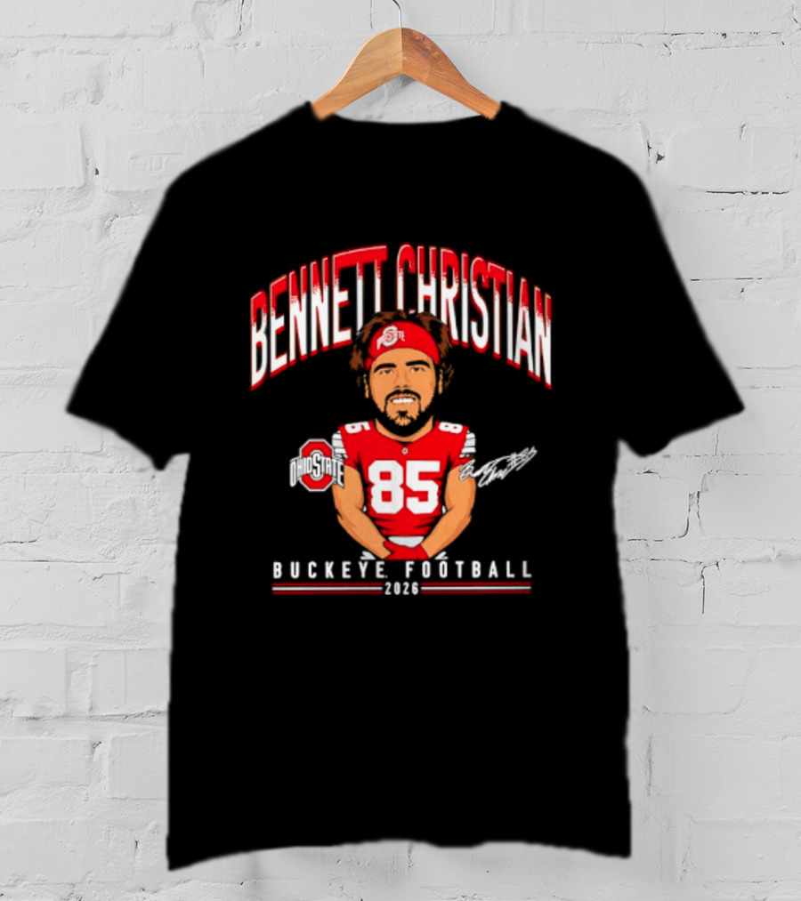 Bennett Christian Ohio State Buckeyes Football 2026 Caricature 85 T-Shirt