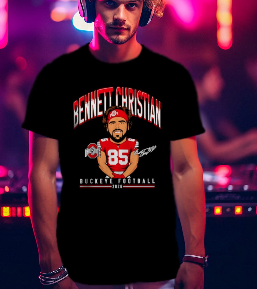 Bennett Christian Ohio State Buckeyes Football 2026 Caricature 85 T-Shirt