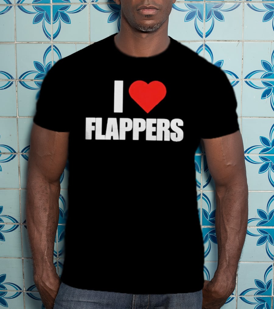 I Heart Flappers Retro Style Nostalgia Fan Favorite T-Shirt