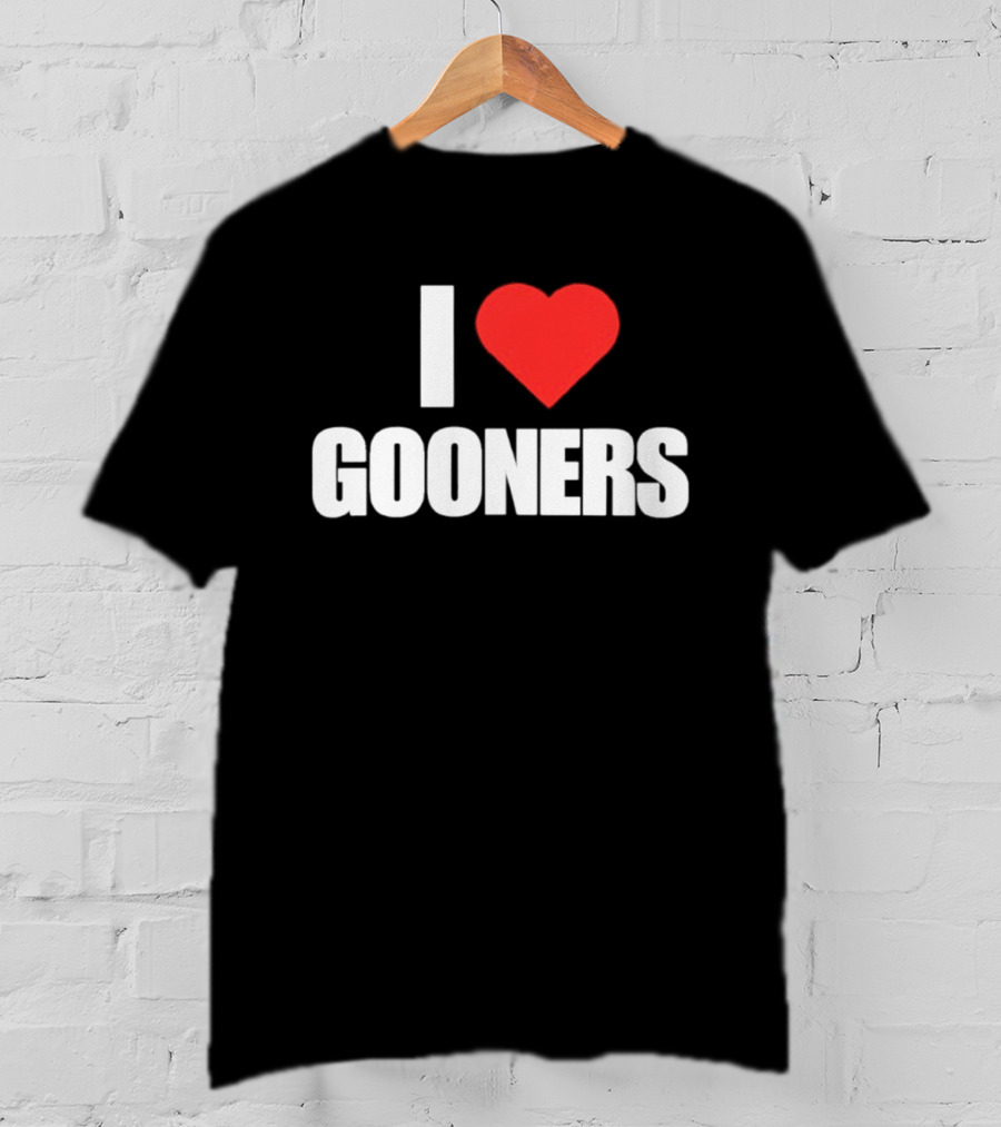 I Love Gooners Arsenal Fan Supporter T-Shirt