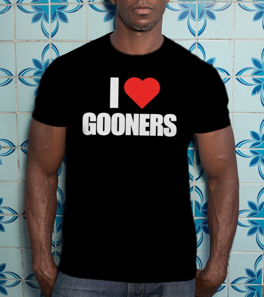 I Love Gooners Arsenal Fan Supporter T-Shirt