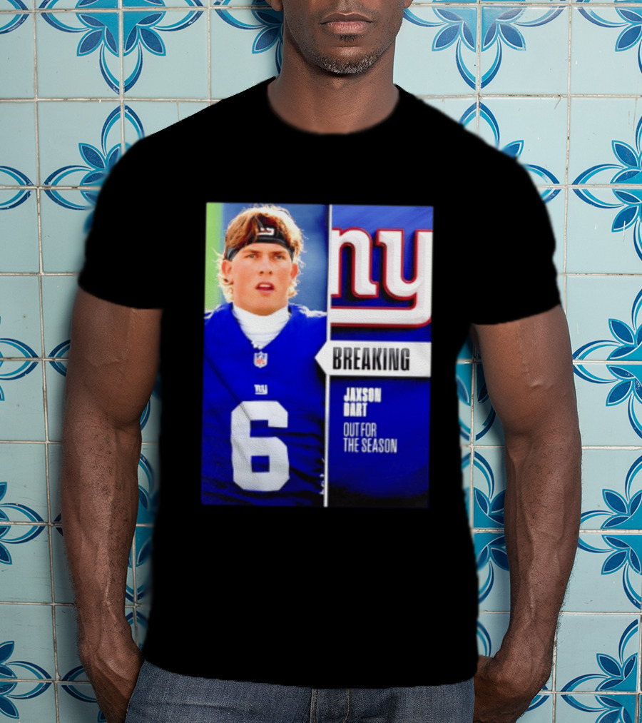 New York Giants Jaxson Dart Breaking Out For The Season T-Shirt