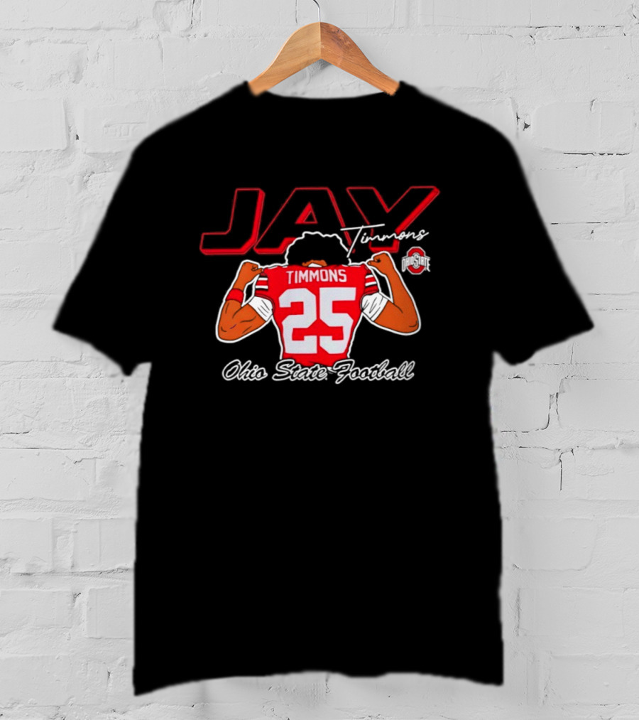 Ohio State Football Jay Timmons 25 Buckeyes T-Shirt