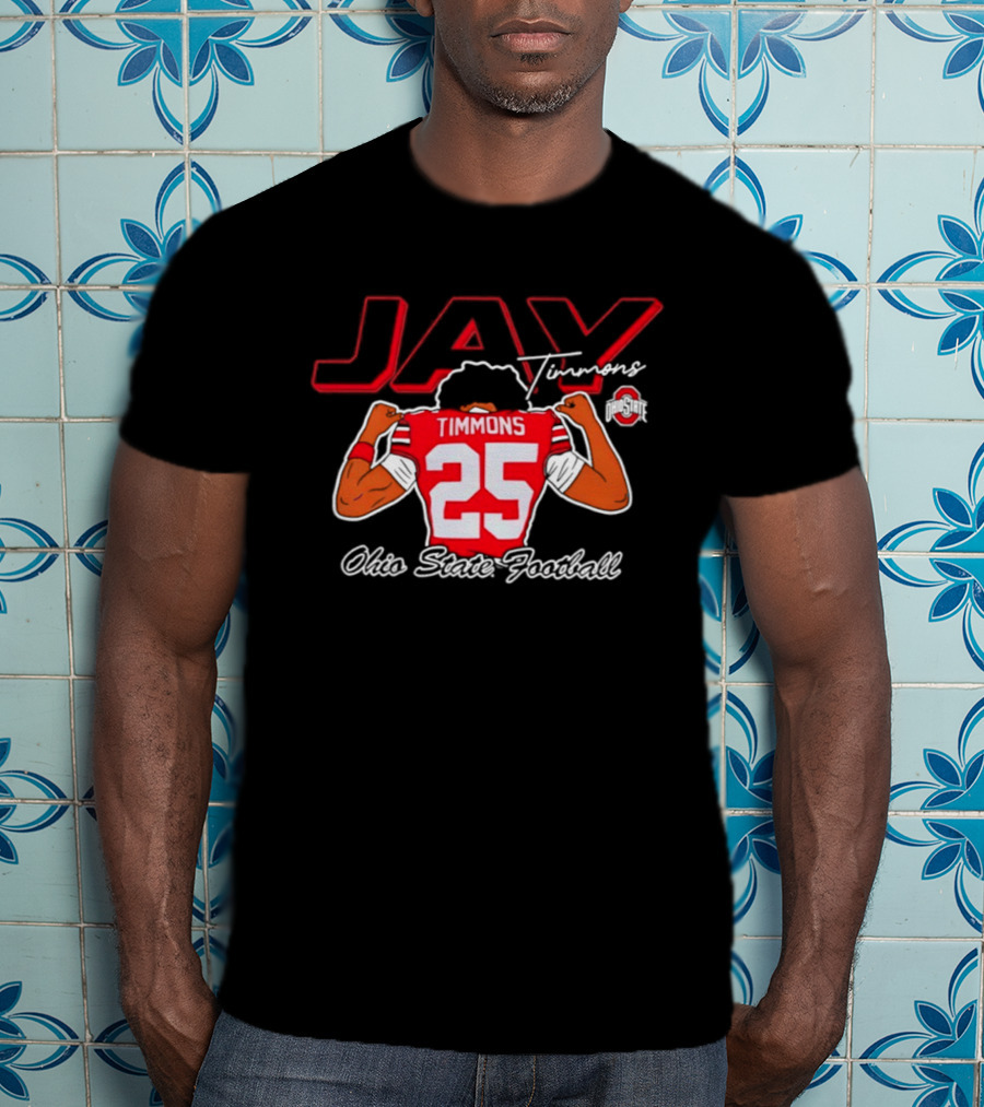 Ohio State Football Jay Timmons 25 Buckeyes T-Shirt