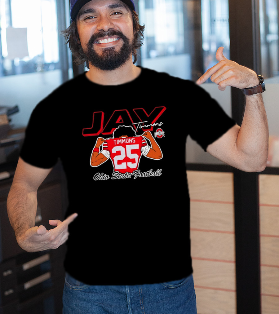 Ohio State Football Jay Timmons 25 Buckeyes T-Shirt