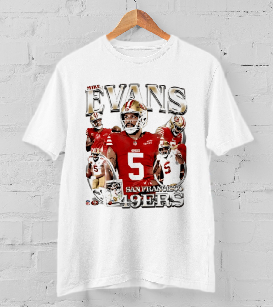 Mike Evans 49ers Player Collage San Francisco 2026 T-Shirt