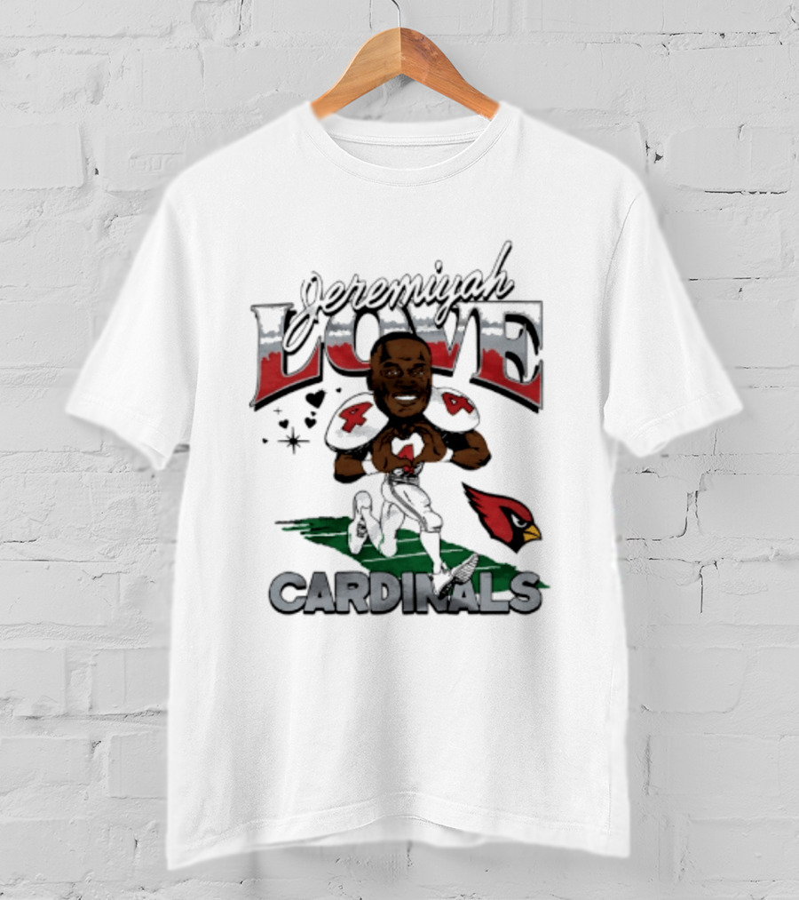 Arizona Cardinals Jeremiyah Love Caricature Player T-Shirt