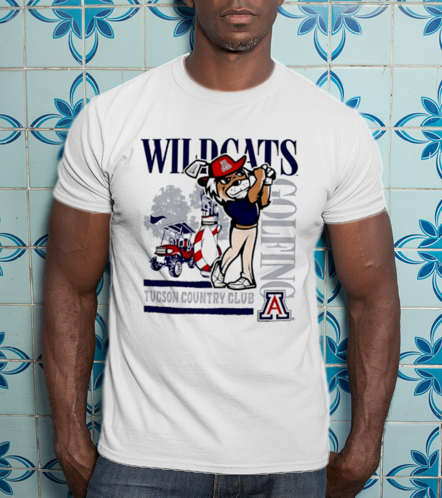 Wildcats Golfing At Tucson Country Club Arizona T-Shirt