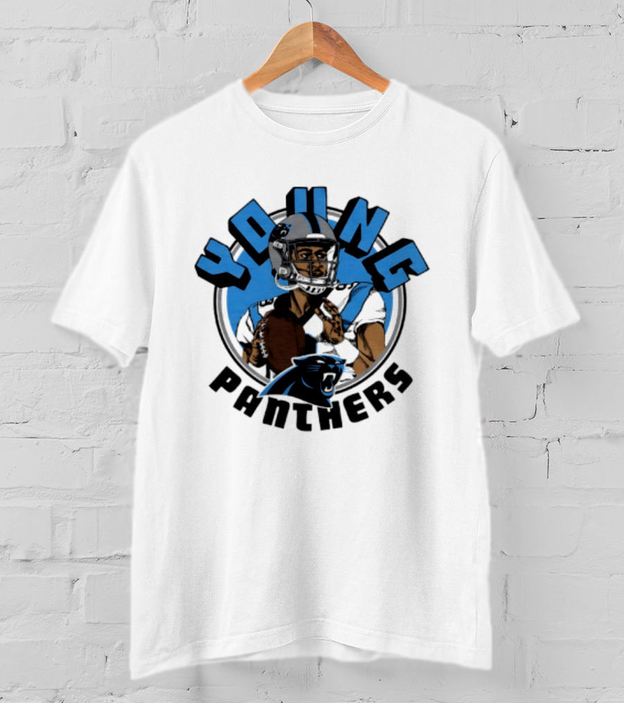 Bryce Young Carolina Panthers Football Star Quarterback T-Shirt