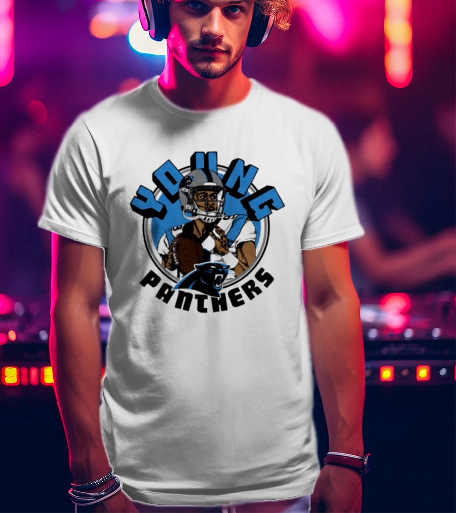 Bryce Young Carolina Panthers Football Star Quarterback T-Shirt