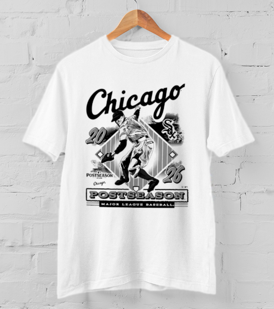 Chicago White Sox 2026 Postseason Baseball Diamond T-Shirt