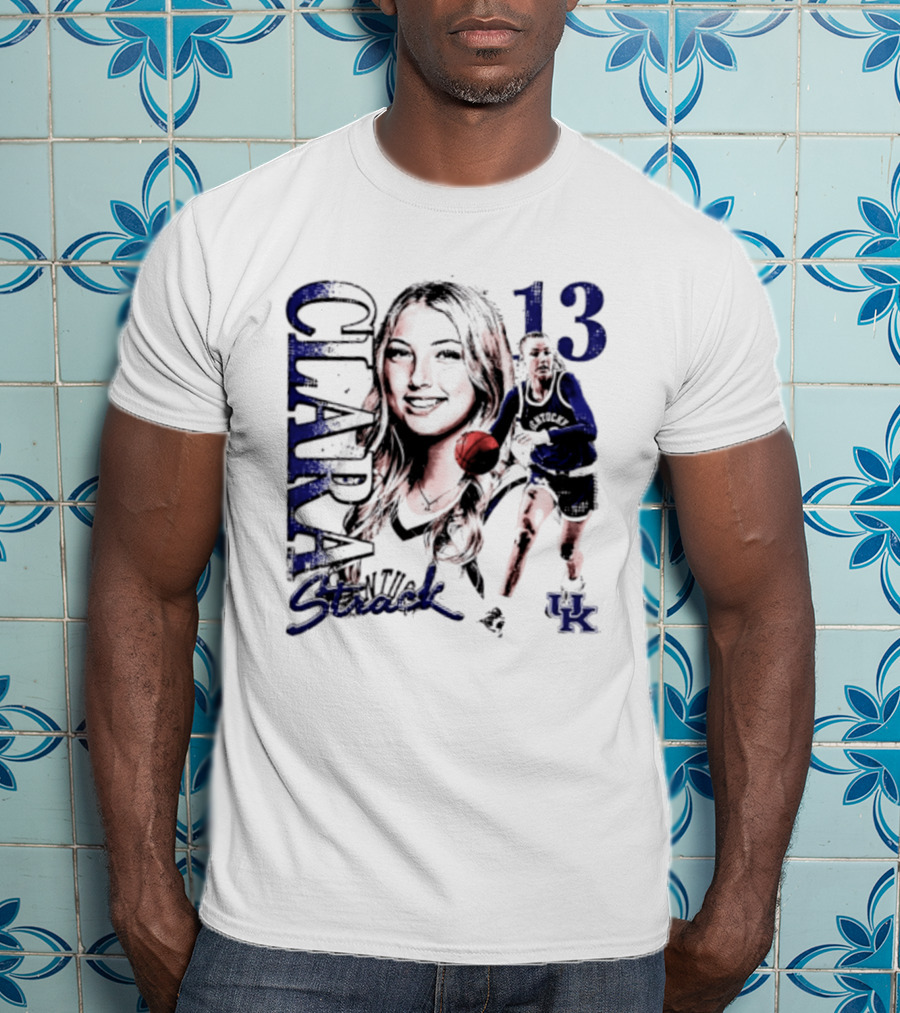 Clara Strack 13 Kentucky Wildcats NCAA Women's Basketball Player T-Shirt