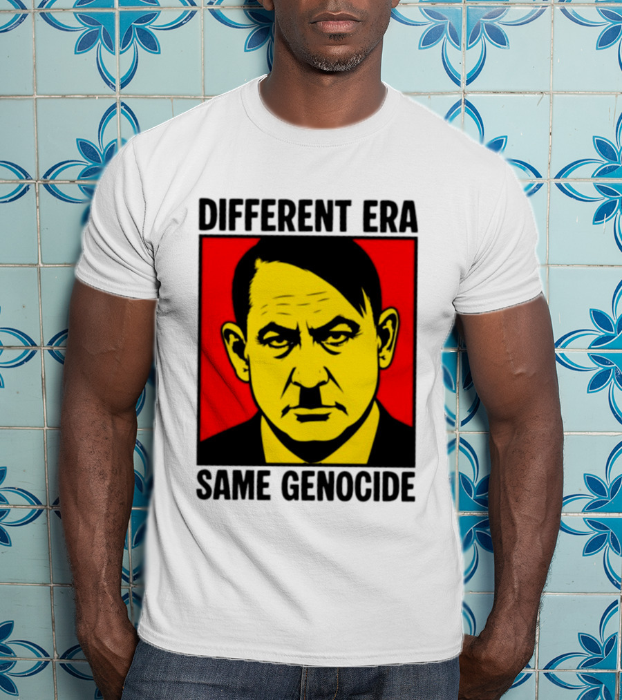 Different Era Same Genocide Protest Activism Iconic Political Commentary T-Shirt