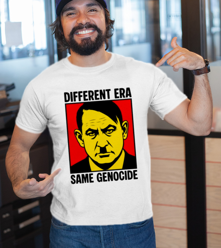 Different Era Same Genocide Protest Activism Iconic Political Commentary T-Shirt
