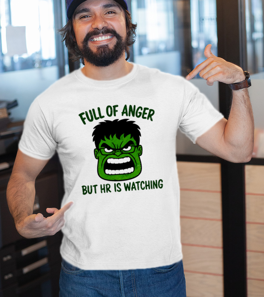 Full Of Anger HR Is Ing Hulk Swag Head T-Shirt