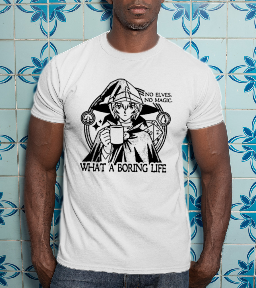 Witch Hat Atelier No Elves No Magic What A Boring Life Anime T-Shirt