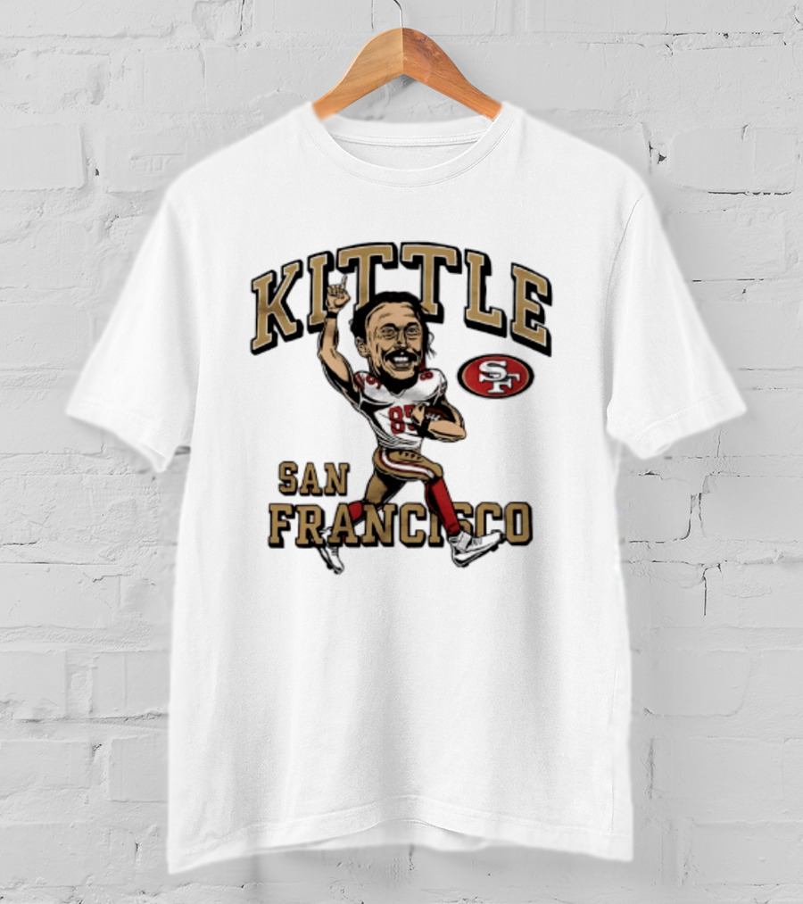 San Francisco 49ers Kittle 85 Player Caricature T-Shirt