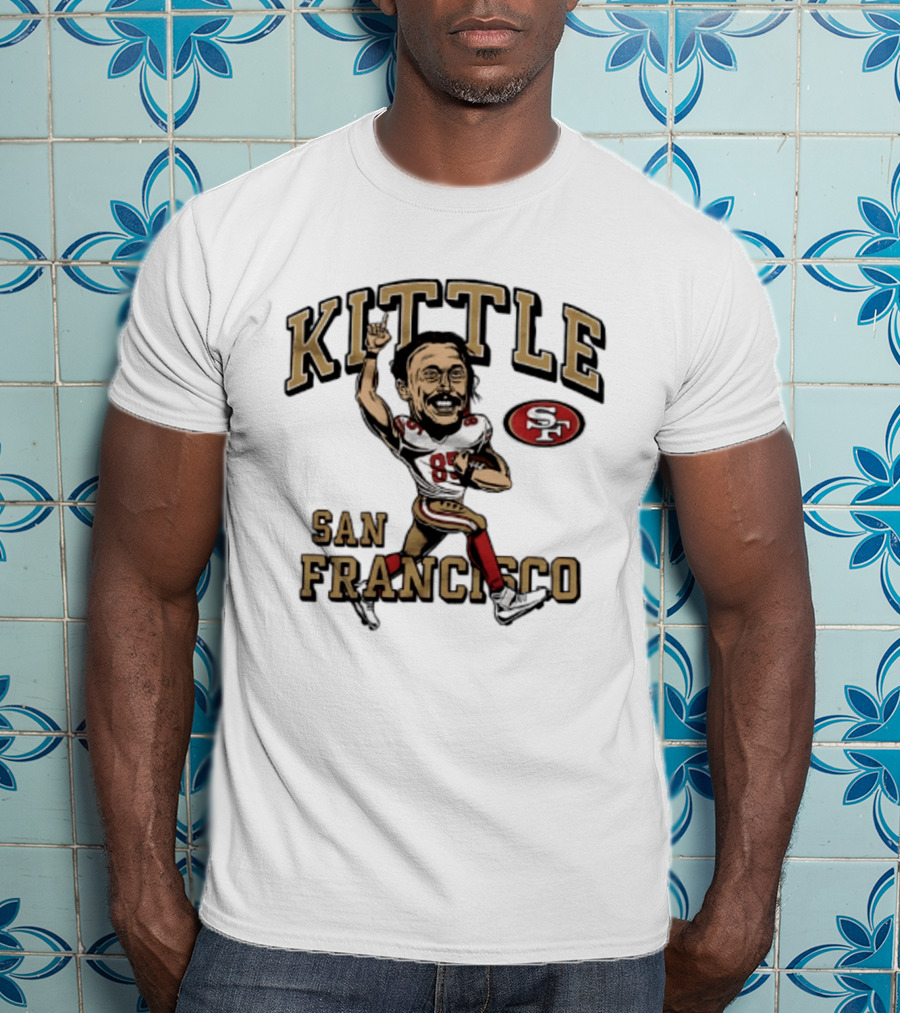 San Francisco 49ers Kittle 85 Player Caricature T-Shirt