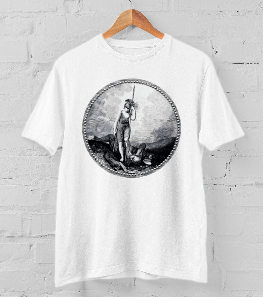 Sic Semper Tyrannis Roman Goddess Victory Seal T-Shirt