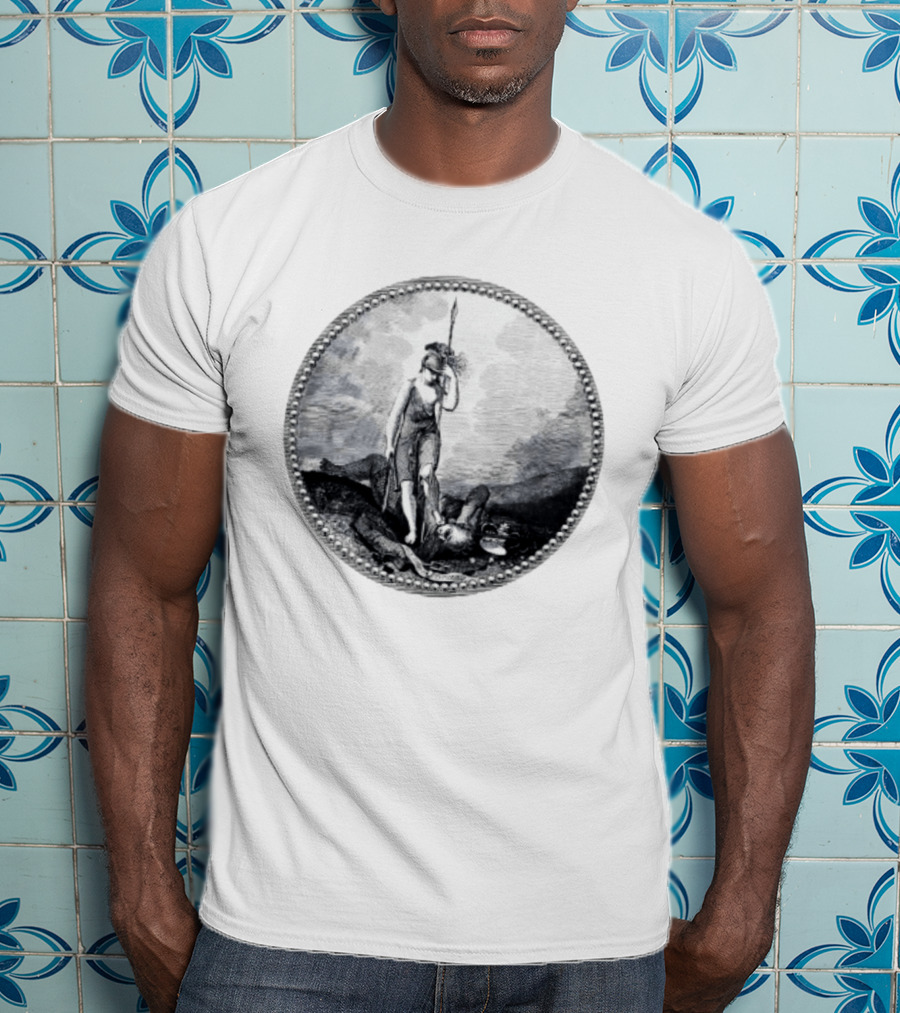 Sic Semper Tyrannis Roman Goddess Victory Seal T-Shirt