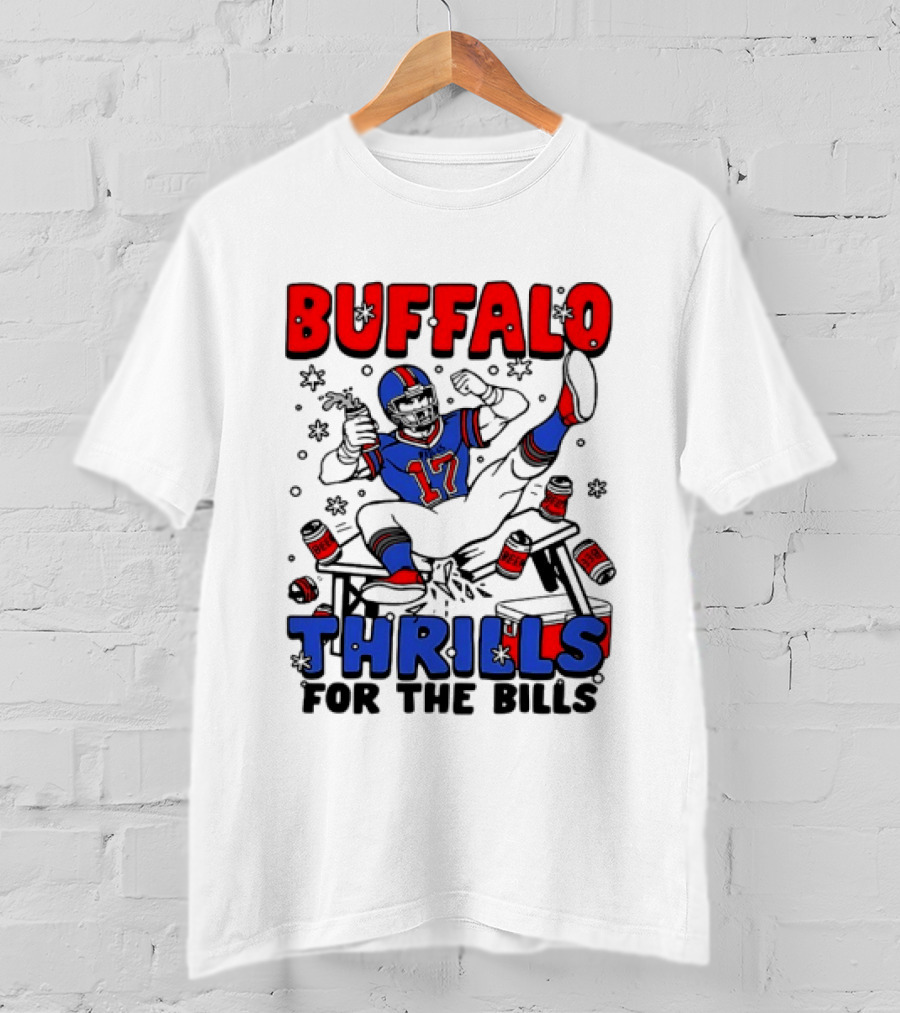 Buffalo Thrills For The Bills Football Celebration T-Shirt