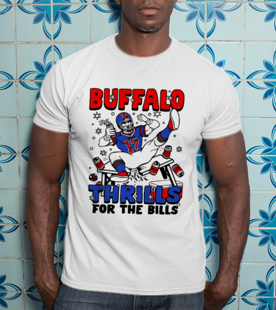 Buffalo Thrills For The Bills Football Celebration T-Shirt