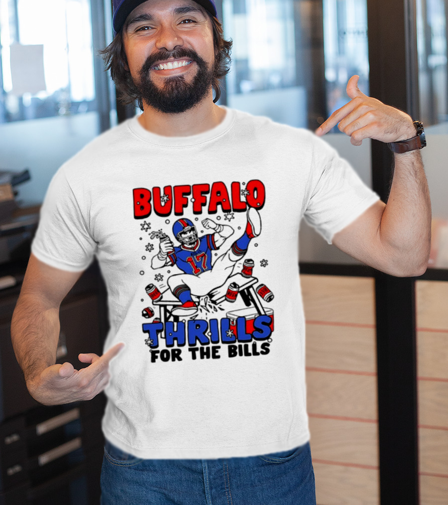 Buffalo Thrills For The Bills Football Celebration T-Shirt