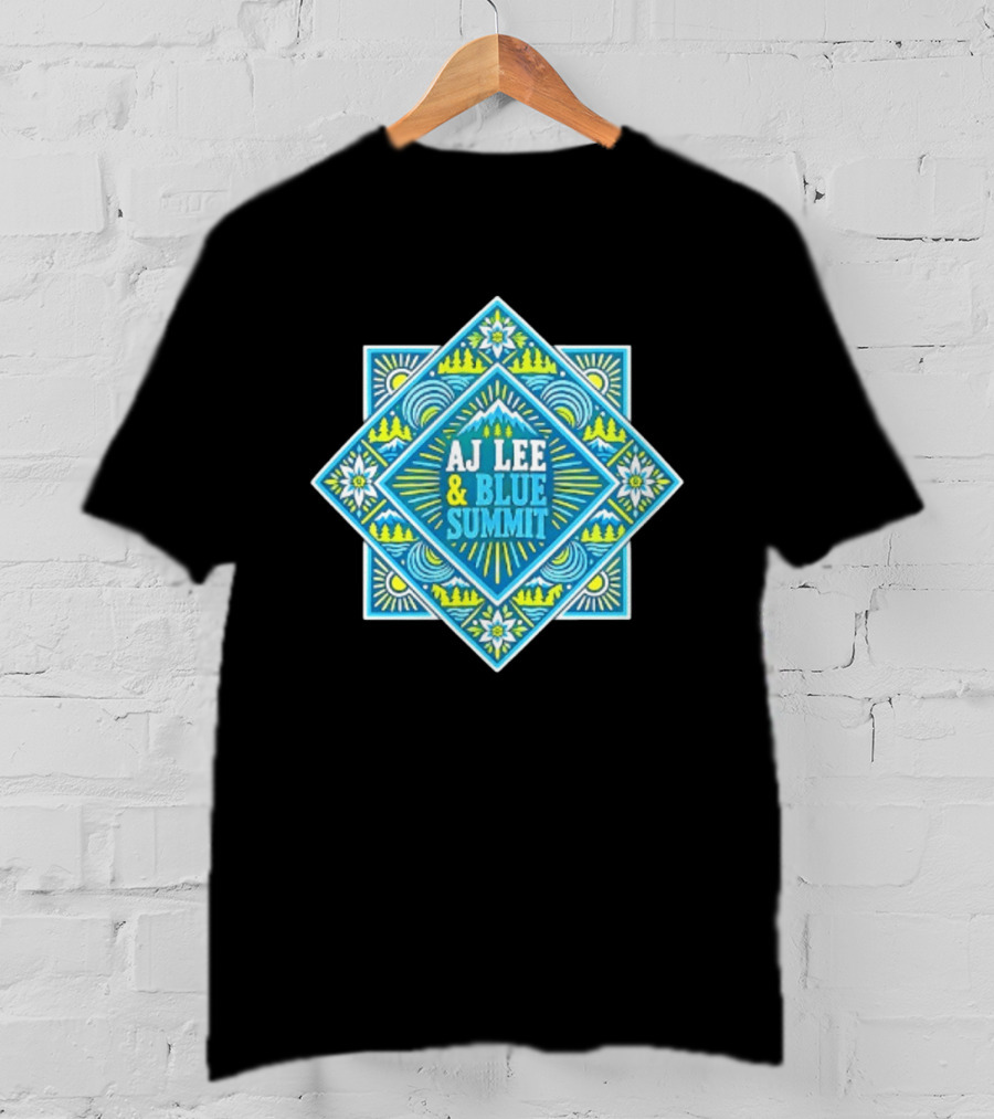 AJ Lee & Blue Summit Bluegrass Folk Americana Mandala T-Shirt