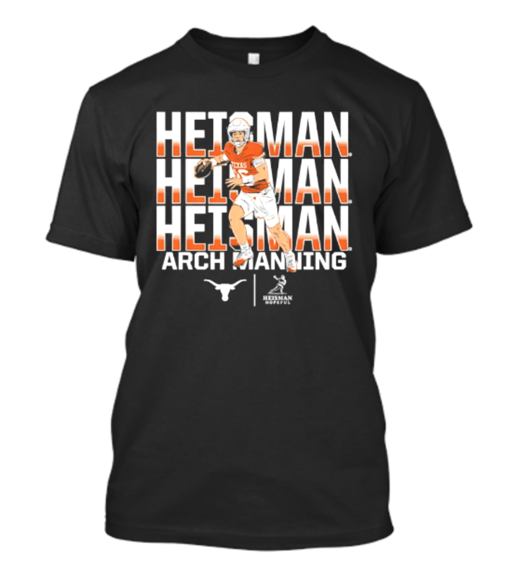 Texas Longhorns Arch Manning Heisman Trophy Contender NCAA Football T-Shirt