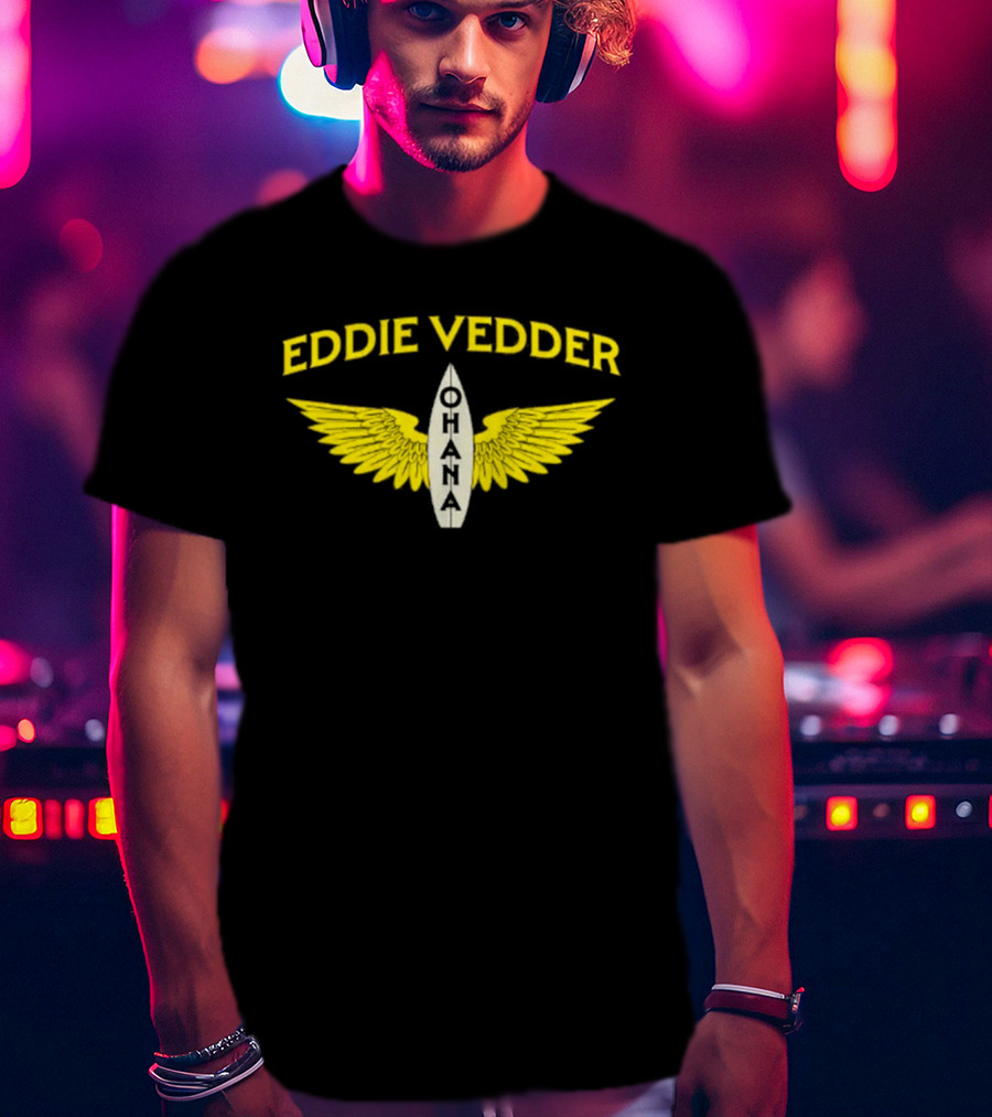 Eddie Vedder Ohana Festival 2026 Wings Trucker Hat Dana Point CA September 25 T-Shirt