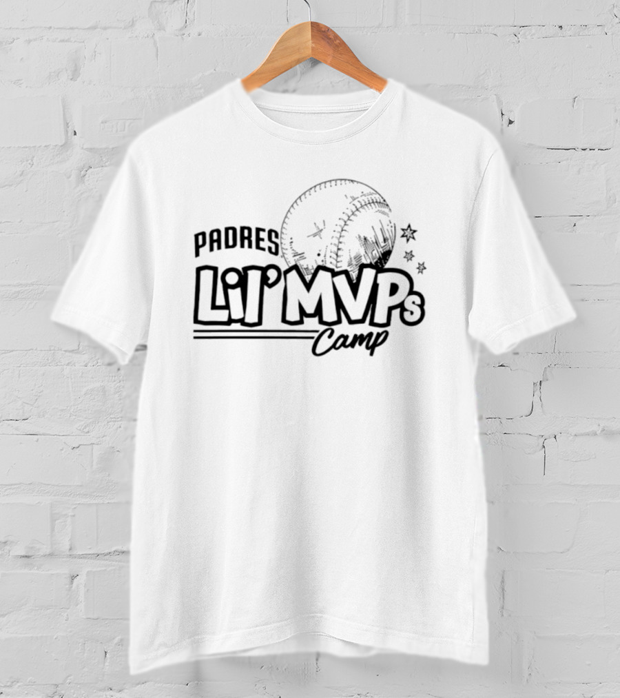 San Diego Padres Lil MVPs Camp 2026 Baseball Stars T-Shirt
