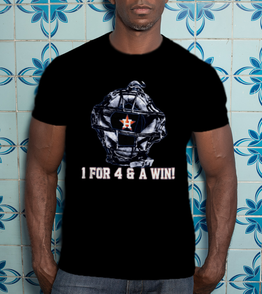 Houston Astros Christian Vázquez 1 For 4 And A Win Catcher Mask T-Shirt
