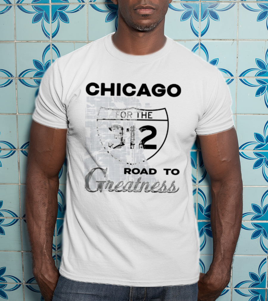 Chicago Interstate 312 Map Route To Greatness T-Shirt