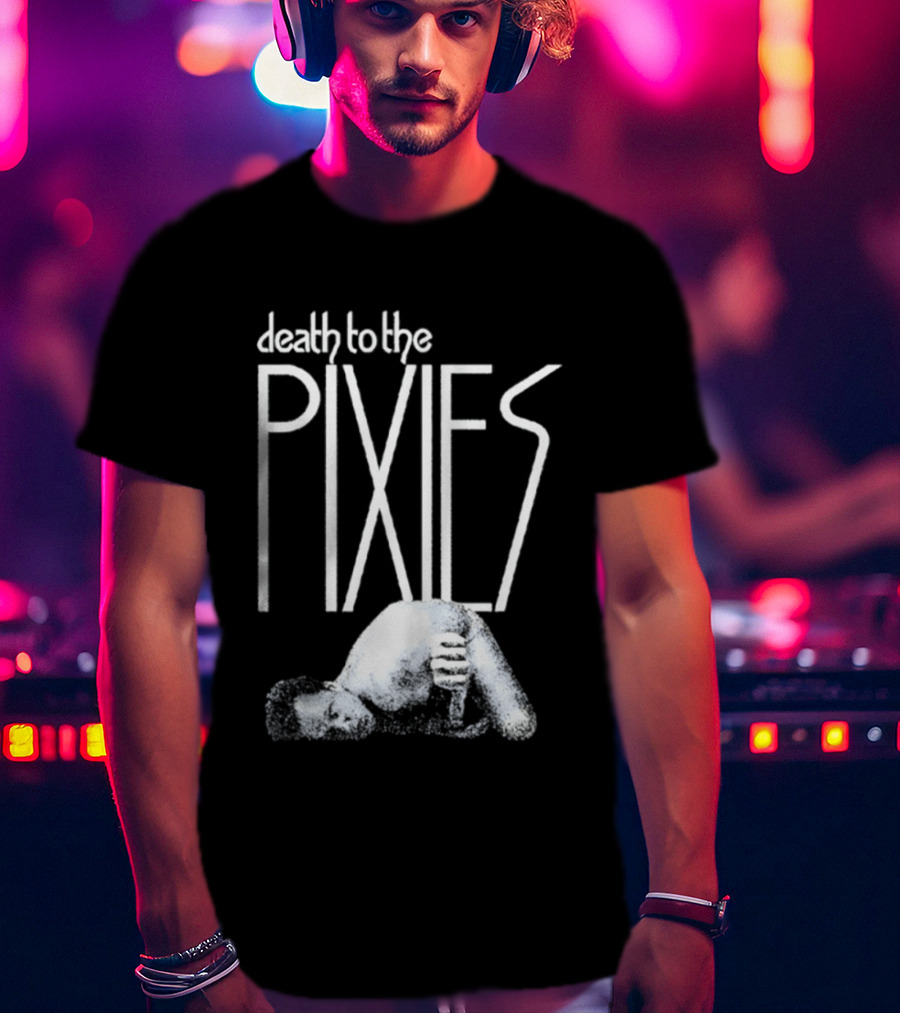 Les Claypool Wearing Death To The Pixies T-Shirt