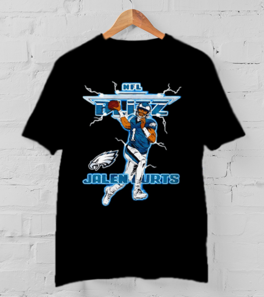 NFL Blitz Philadelphia Eagles Jalen Hurts T-Shirt