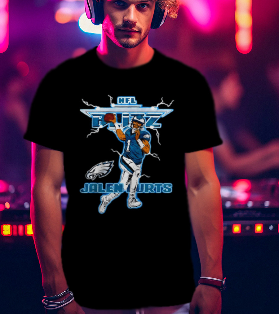 NFL Blitz Philadelphia Eagles Jalen Hurts T-Shirt