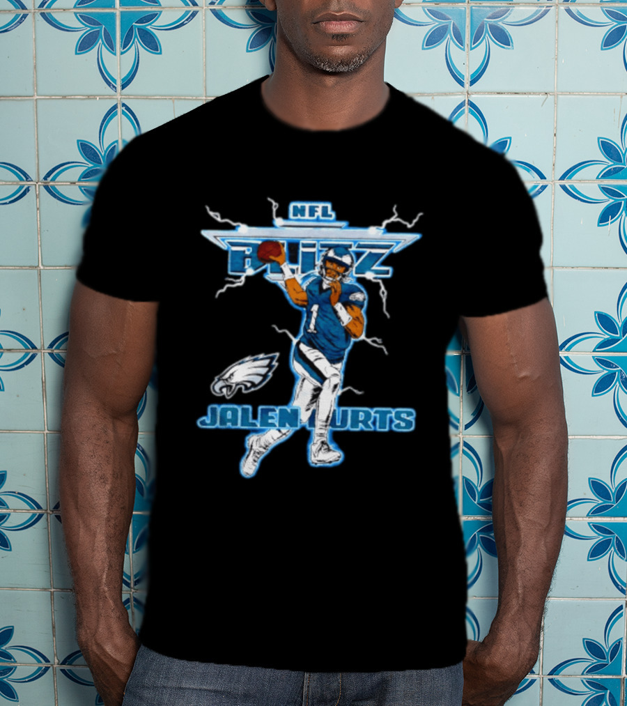NFL Blitz Philadelphia Eagles Jalen Hurts T-Shirt