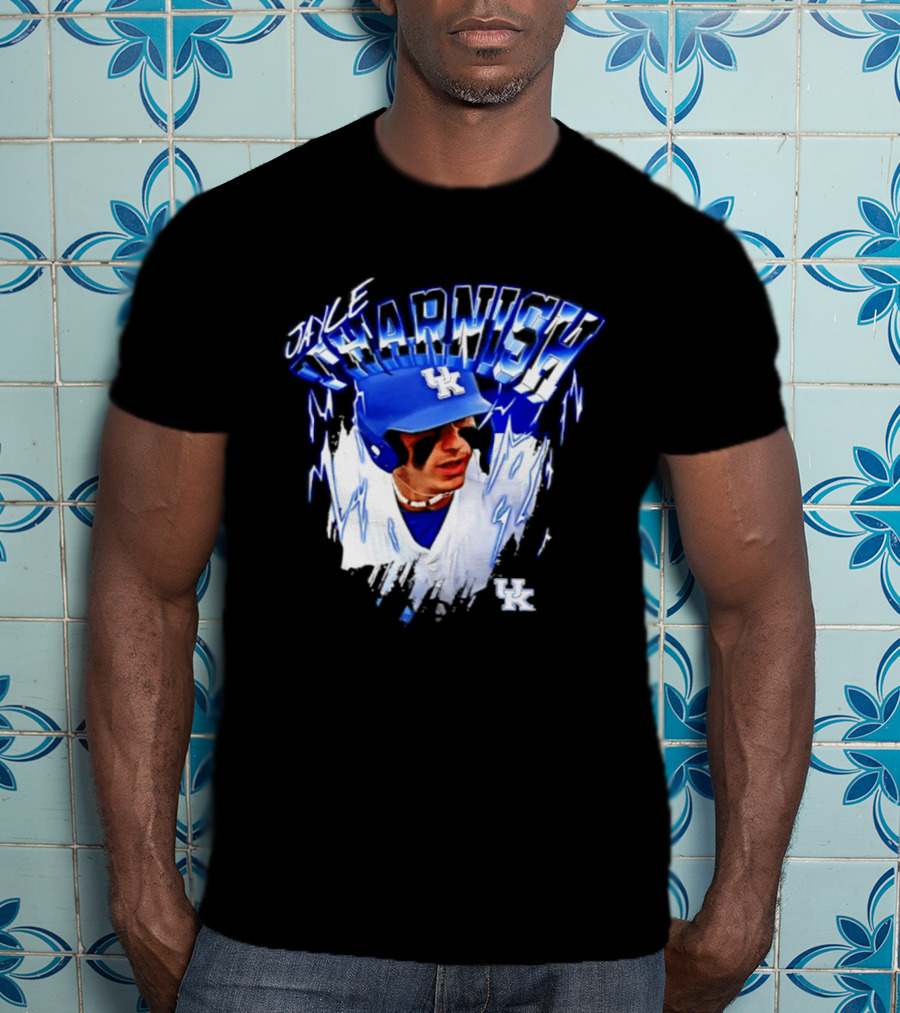 Jayce Tharnish Kentucky Wildcats Baseball UK Helm T-Shirt
