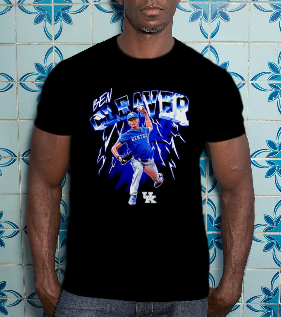 Kentucky Wildcats Ben Cleaver NCAA Baseball Player T-Shirt