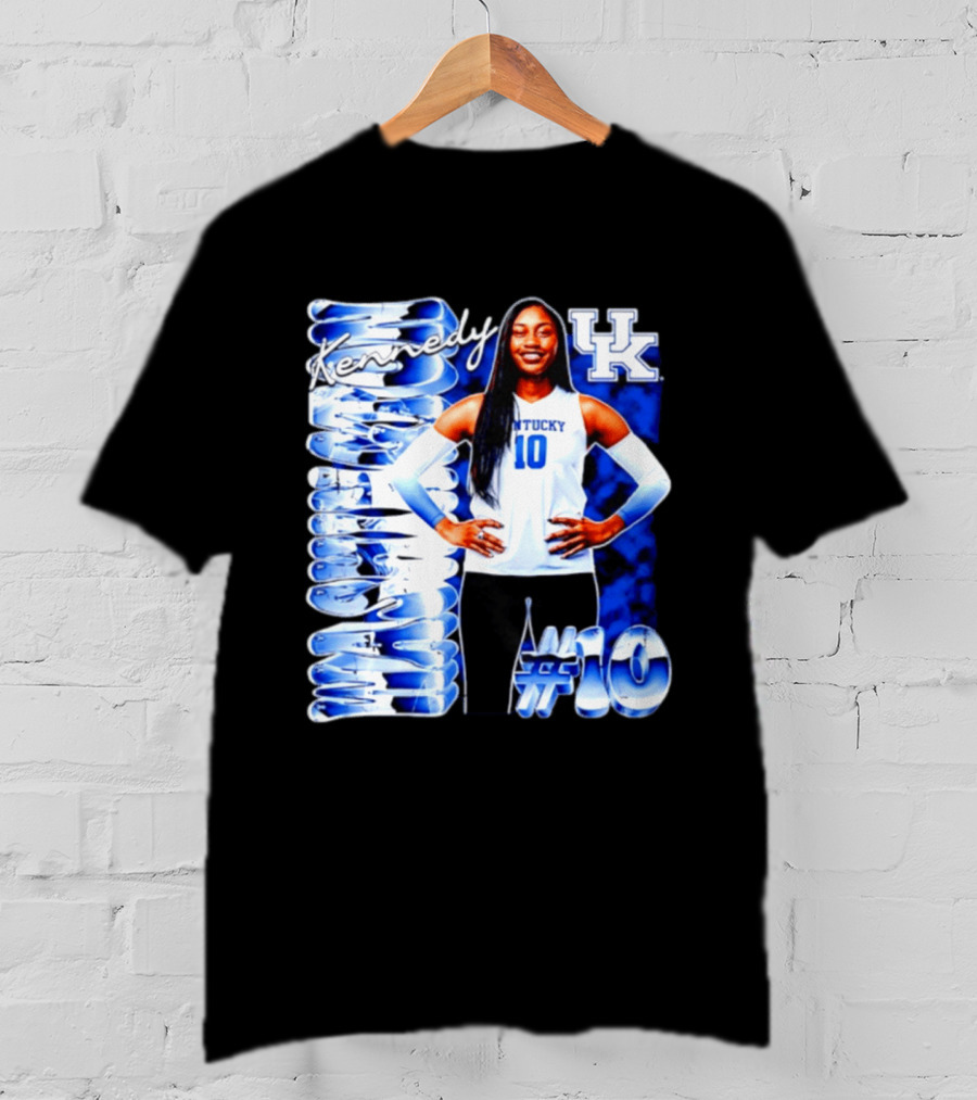 Kennedy #10 Kentucky Wildcats NCAA Volleyball T-Shirt