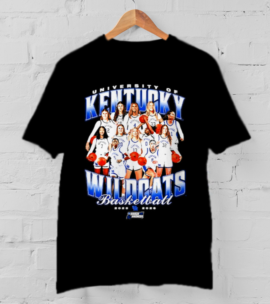 University Of Kentucky Wildcats Basketball 2026 NCAA All Team T-Shirt