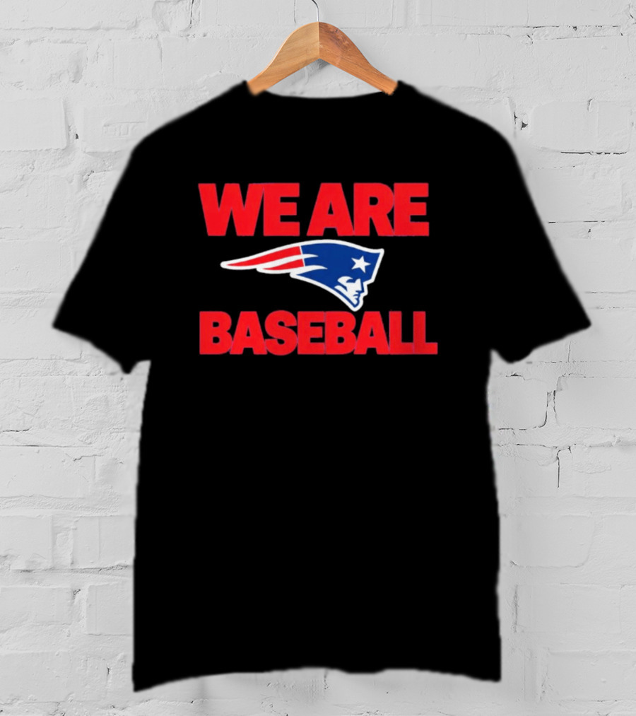 We Are Baseball Patriotic Sports Fusion T-Shirt